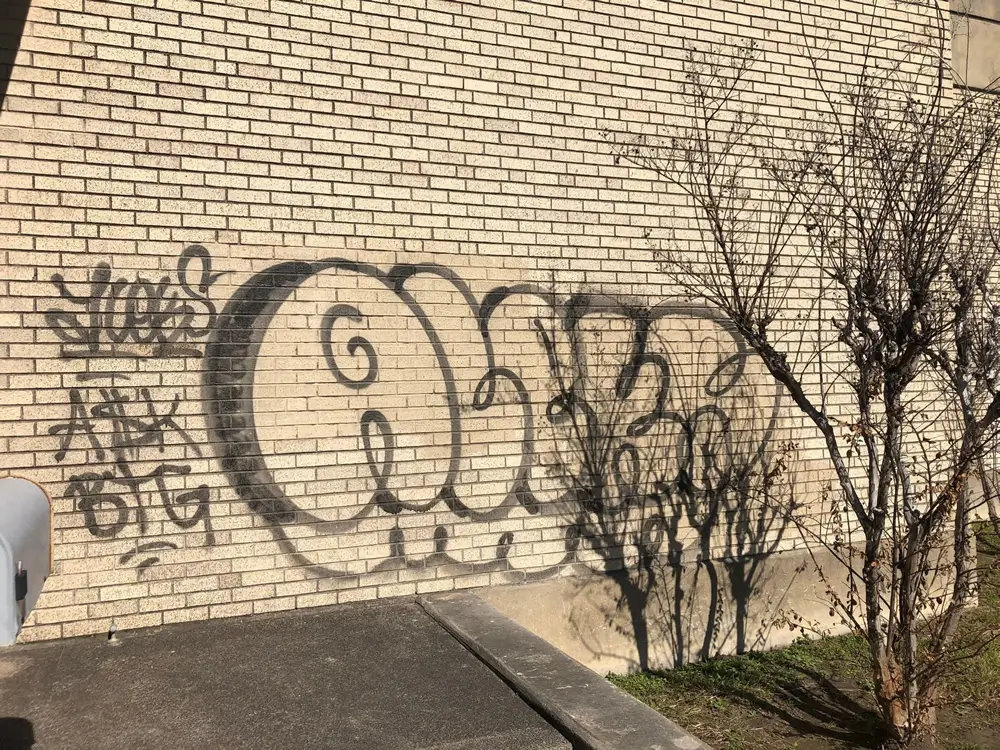 Graffiti Removal Sheldon 2 Before